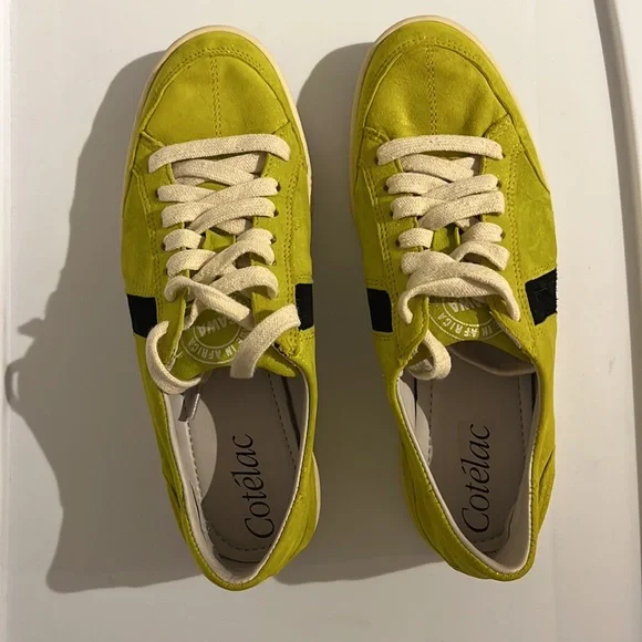 Cotélac sneakers in yellow, size 38 (US 7.5) - Picture 2 of 4